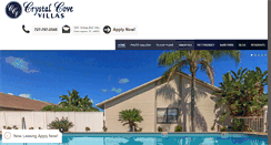 Desktop Screenshot of crystalcovevillas.com